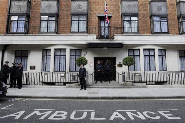 The Queen enters a hospital