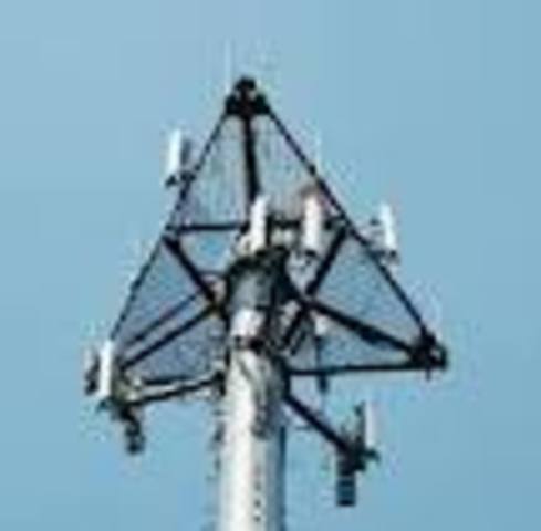 First cellular phone network started in the United States.