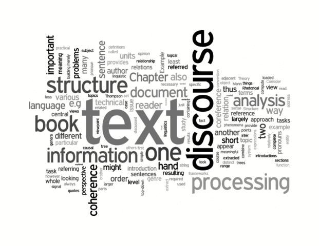 The rhetorical or discourse analysis phase