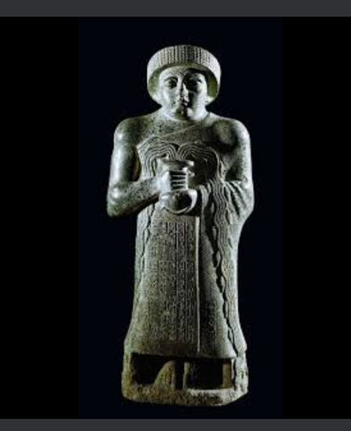 Estatua de Gudea,patesi de la ciudad de Lagash