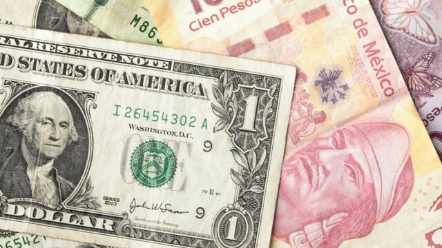 Devaluación del peso monetario frente al dólar