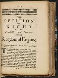 Petition of Rights/ Antecedentes en Inglaterra
