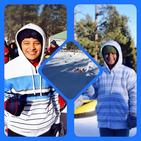 Mi primera vez en la nieve