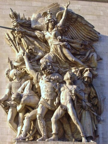 La Marsellesa - François Rude (FRA) . Arco de Triunfo. París
