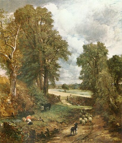El Maizal - John Constable (ENG) National Galery