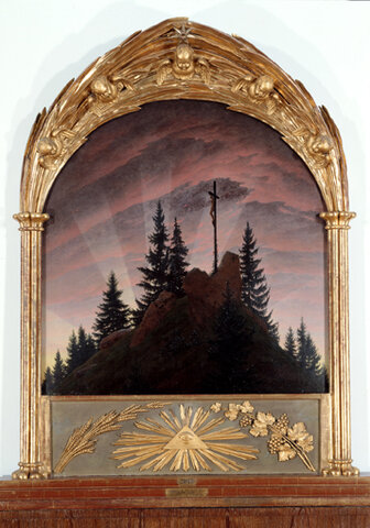 Cruz en la montaña - David Friedrich (ALE) Galerie Neue Meister,