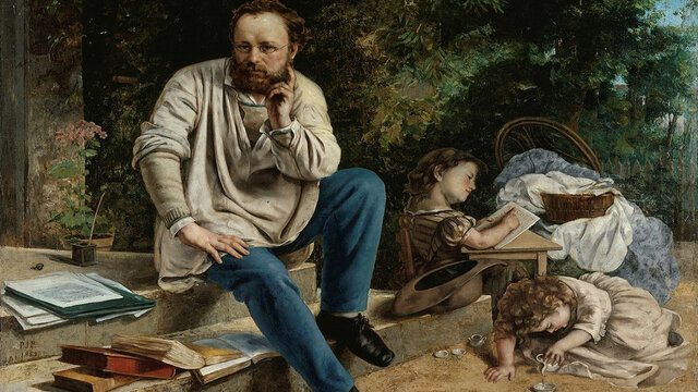 Proudhon y sus hijas.