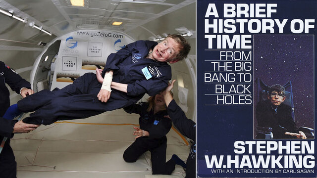 Libro "Una breve historia del tiempo"