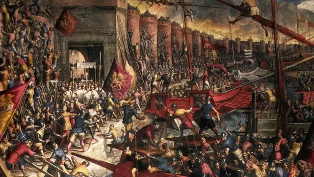 First conquest of Constantinople by the Crusaders (1203)