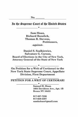 ESTADOS UNIDOS. WRIT OF CERTIORARI