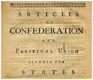 Articles of confederation is adopted
