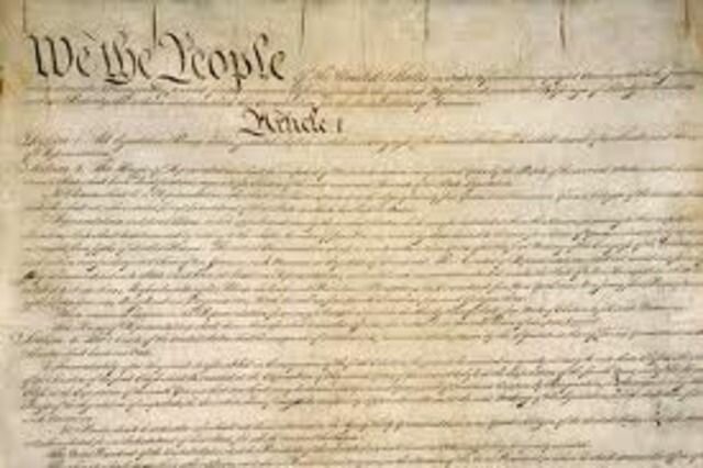 US constitution goes into affect
