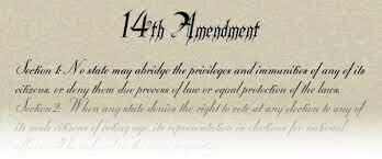 14th Amendment Ratified - Define Citizenship