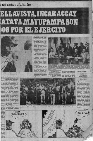 Masacre en UMARU, BELLAVISTA, INCARACCAY PANTIN, TANKIWA, ECHATATA, MAYUPAMPA