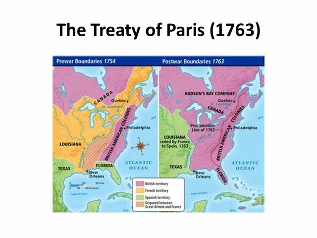 The Treaty of Paris 1763
