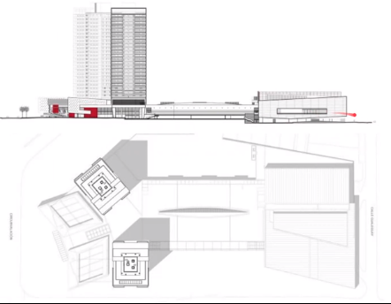 Shoping Nuevo Cenntro. Gomez Platero Arq.