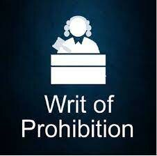 EUA: Writ of prohibition
