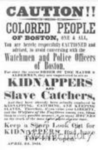 Fugitive Slave Law enacted