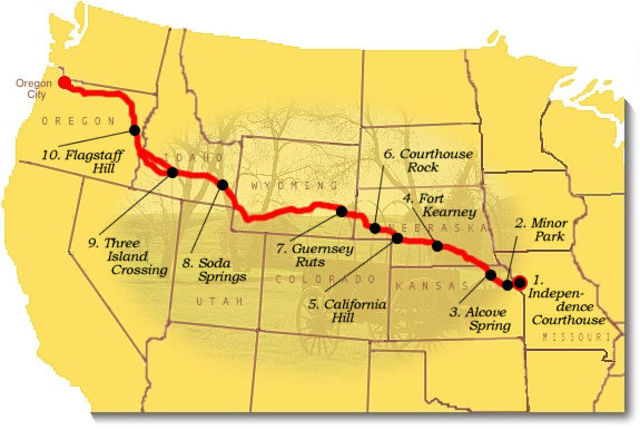 from missouri to oregon