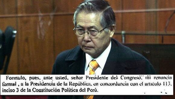 Fujimori renuncia por fax