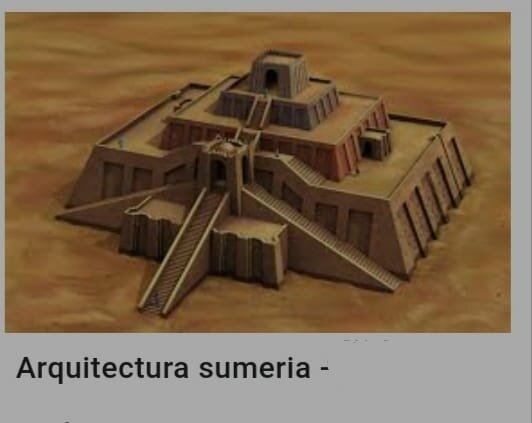 Construcción de templos con el zigurat o torre escalonada