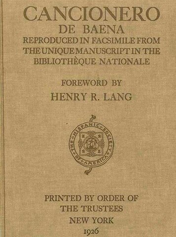 Cancionero de Baena