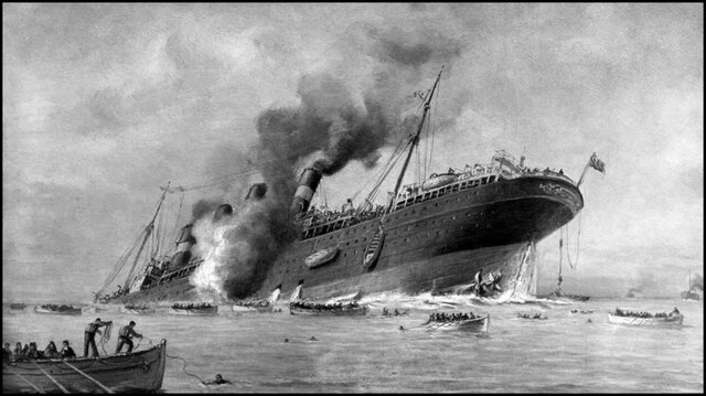 Affonda la Lusitania