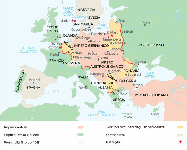 3 fronti separati in Europa
