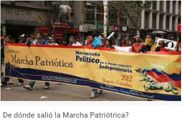 COLOMBIA: LANZAMIENTO DEL MOVIMIENTO POLÍTICO MARCHA PATRIOTICA