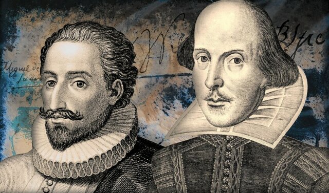 Miguel de Cervantes and William Shakespare pass away