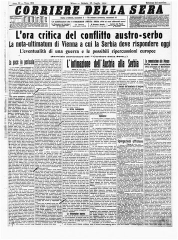 Ultimatum alla Serbia