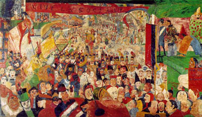 ENSOR - L'entrata di Cristo a Bruxelles