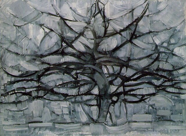 MONDRIAN - Albero grigio
