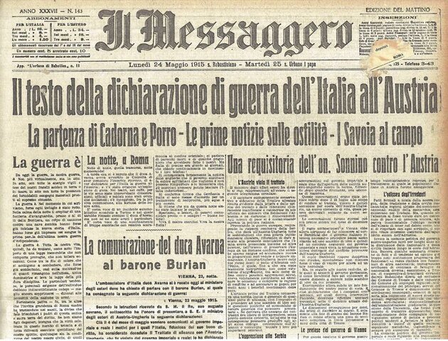 Italia entra in conflitto