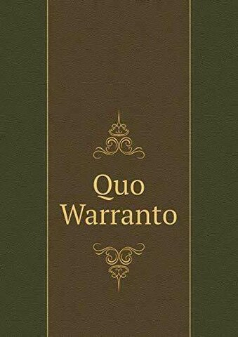 Quo warranto