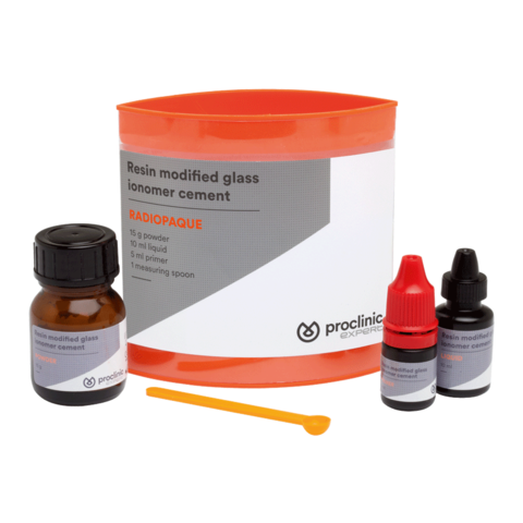 Ionómero de vidrio modificado con resina