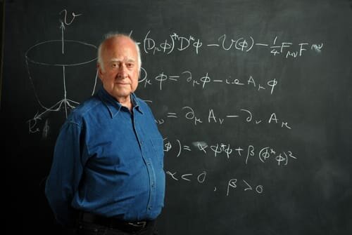 Peter Higgs: “Partícula de Dios”.