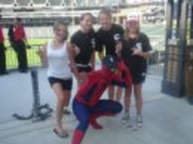 I MET SPIDERMAN!