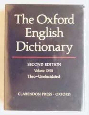 Oxford English Dictionary