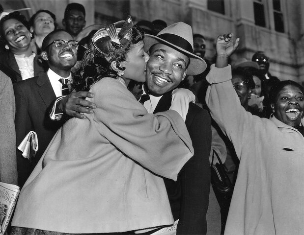Coretta Scott met Martin Luther King Junior