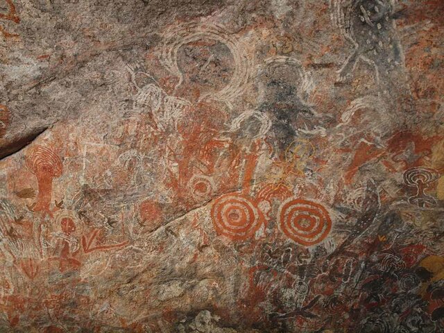 First rock carvings