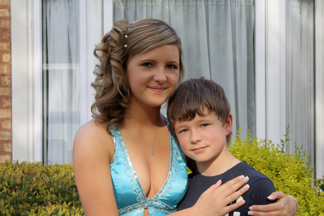 I went to prom with my little brother.