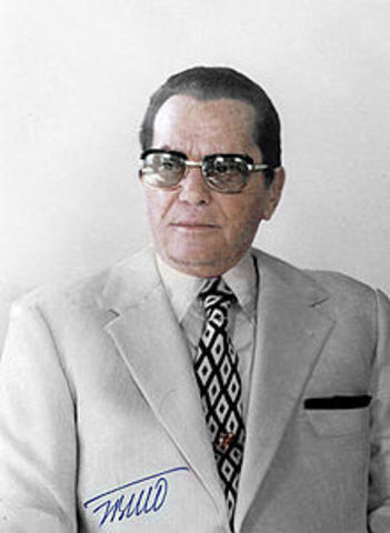 Josep Tito leads Yugoslavia