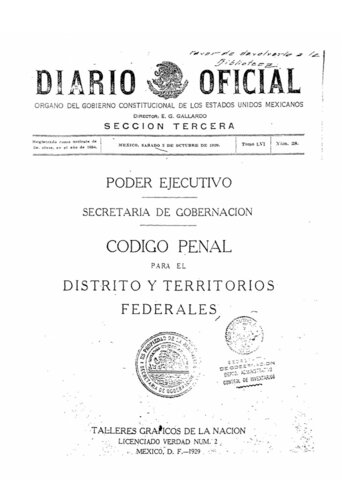 Código Penal de 1929