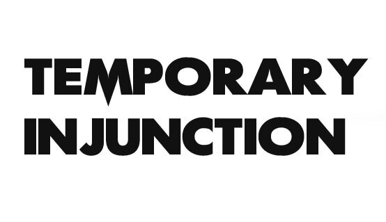 Temporary injuction