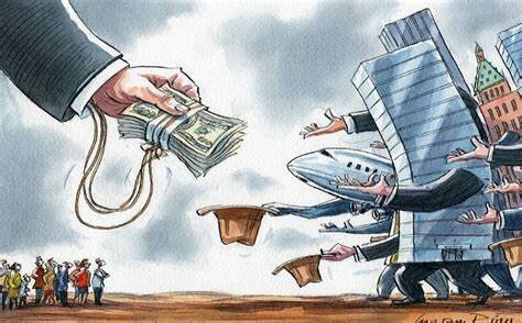 Privatización de empresas.