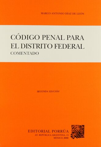 Código Penal del Distrito Federal