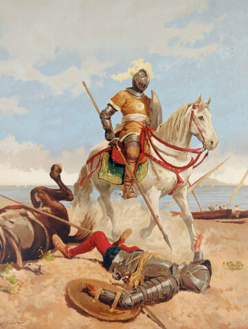 BATALLA CONTRA EL CABALLERO DE LA BLANCA LUNA