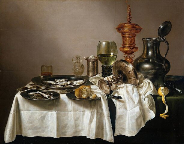 Nature morte au bocal doré par William Claesz Heda