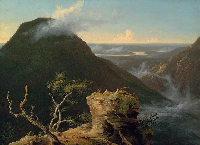 Vue de Round Top dans les Catskill Mountains par Thomas Cole